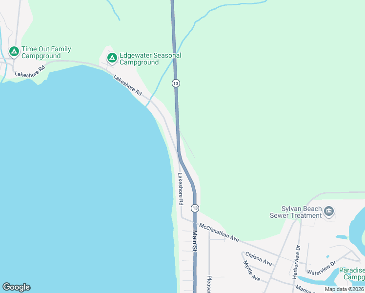 map of restaurants, bars, coffee shops, grocery stores, and more near 7436-7646 State Highway 13 in Blossvale