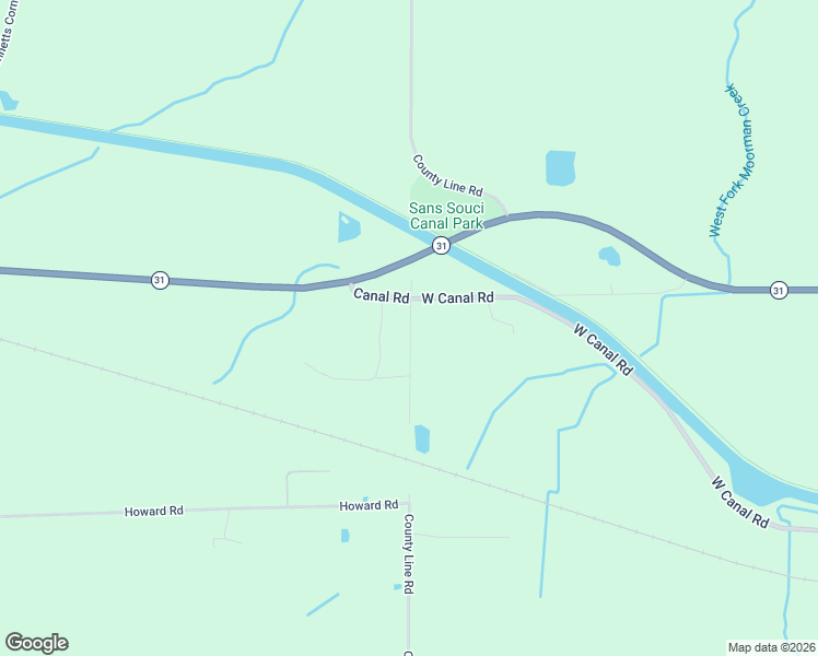 map of restaurants, bars, coffee shops, grocery stores, and more near 4305 County Line Road in Holley
