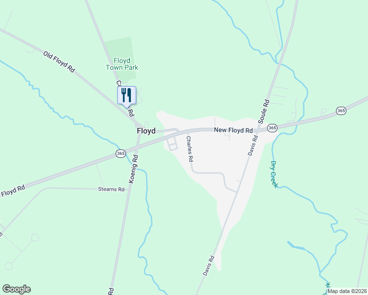 map of restaurants, bars, coffee shops, grocery stores, and more near 7361 Charles Road in Rome