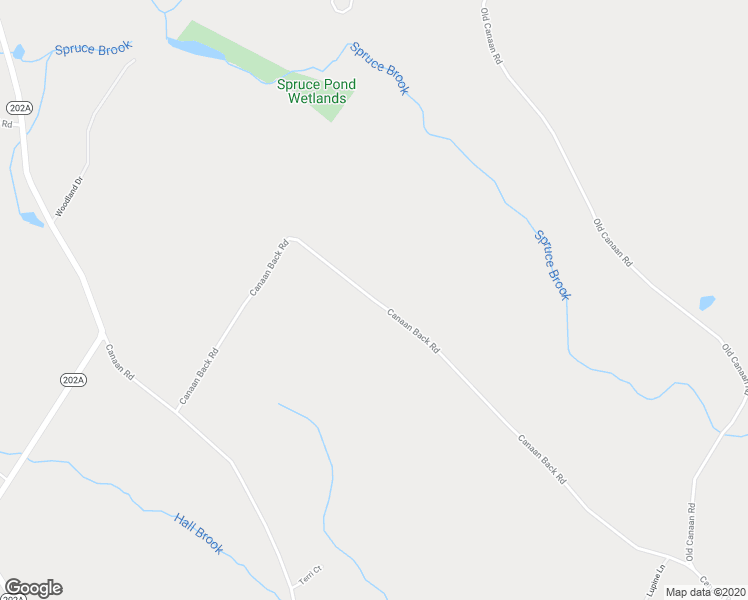 map of restaurants, bars, coffee shops, grocery stores, and more near Canaan Back Road in Strafford