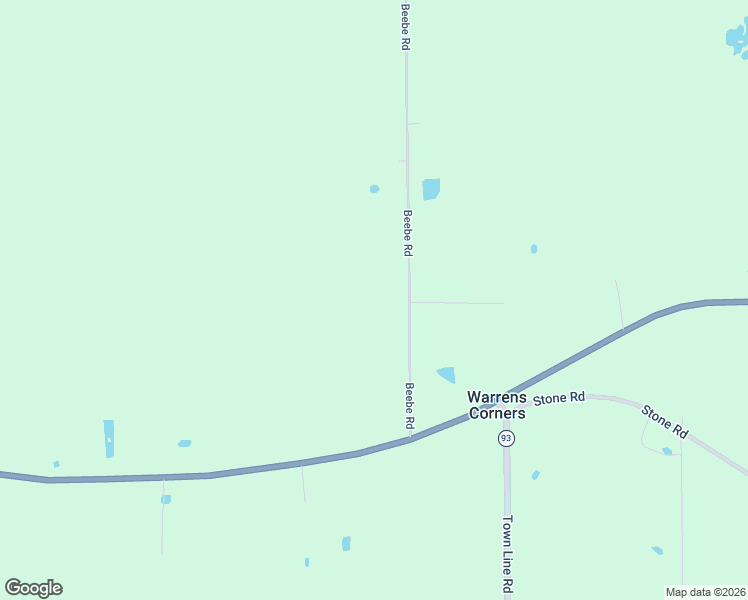 map of restaurants, bars, coffee shops, grocery stores, and more near 3946 Beebe Road in Newfane