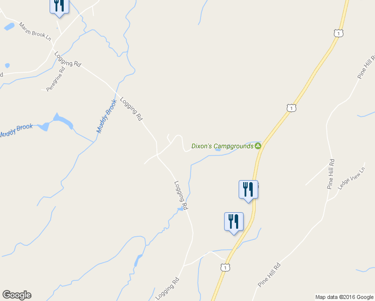 map of restaurants, bars, coffee shops, grocery stores, and more near 99 Brookside Lane in York