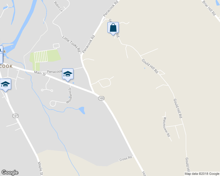 map of restaurants, bars, coffee shops, grocery stores, and more near 84 Woodwells Garrison Road in Hopkinton