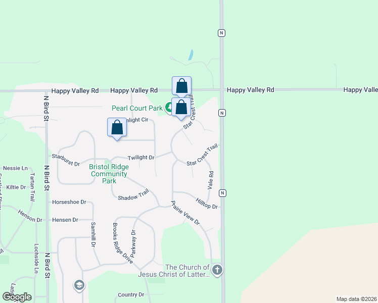 map of restaurants, bars, coffee shops, grocery stores, and more near 6787 Starlight Court in Sun Prairie