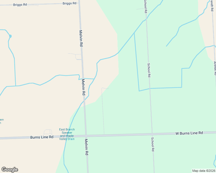 map of restaurants, bars, coffee shops, grocery stores, and more near 1116 West Burns Line Road in Melvin