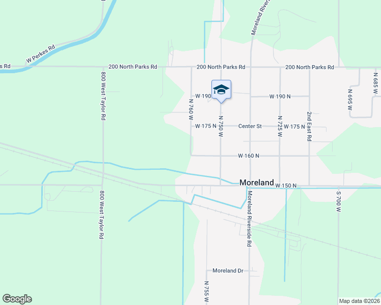 map of restaurants, bars, coffee shops, grocery stores, and more near 798 West 160 North in Blackfoot