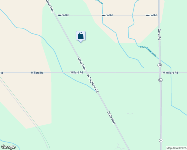 map of restaurants, bars, coffee shops, grocery stores, and more near 3303 West Willard Road in Clio