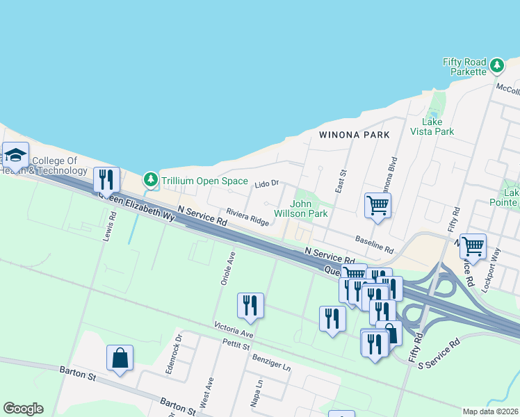 map of restaurants, bars, coffee shops, grocery stores, and more near 9 Sugarberry Court in Hamilton