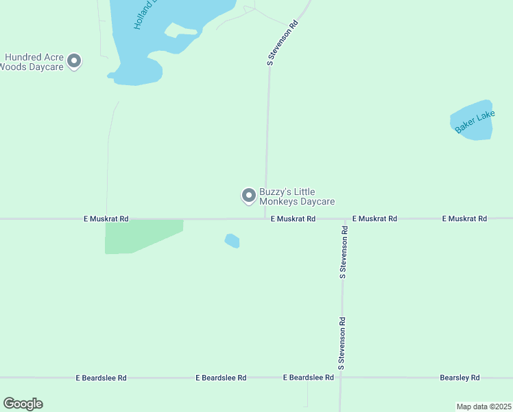 map of restaurants, bars, coffee shops, grocery stores, and more near 1697 East Muskrat Road in Sheridan