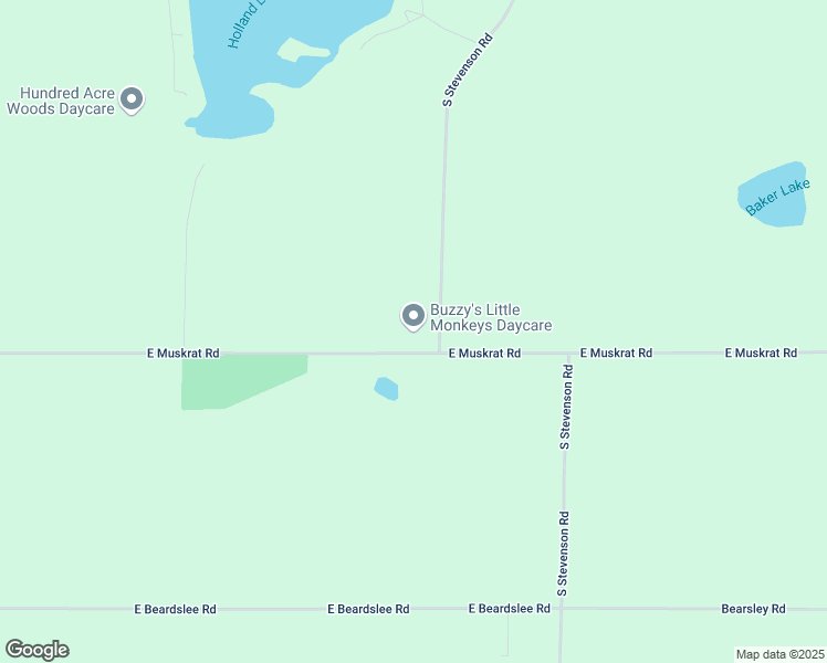 map of restaurants, bars, coffee shops, grocery stores, and more near 1697 East Muskrat Road in Sheridan