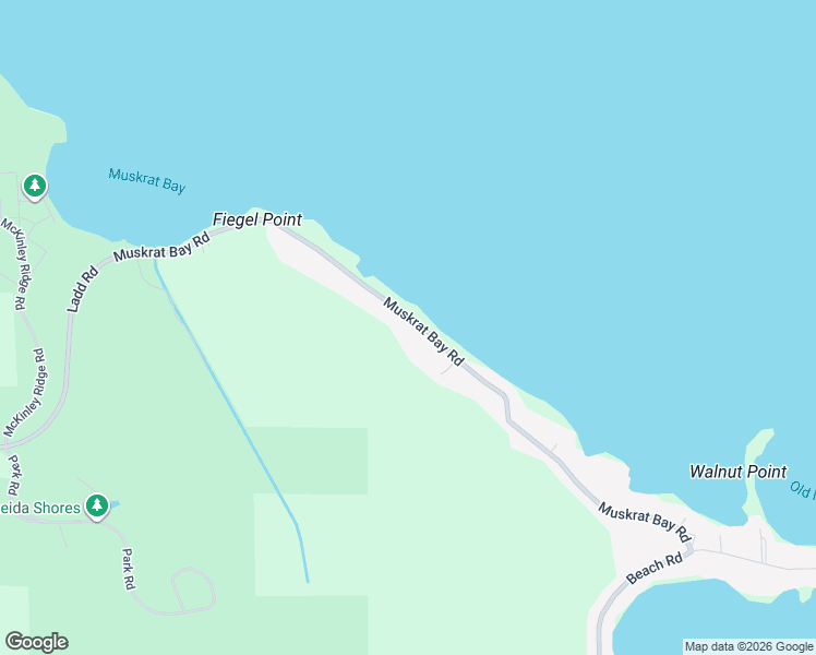 map of restaurants, bars, coffee shops, grocery stores, and more near 6214 Muskrat Bay Road in Brewerton