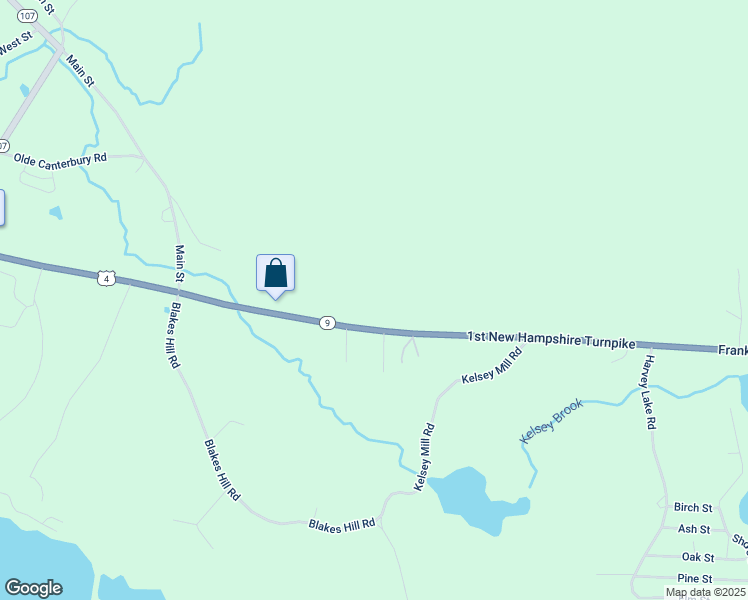 map of restaurants, bars, coffee shops, grocery stores, and more near 1139 1st New Hampshire Turnpike in Northwood