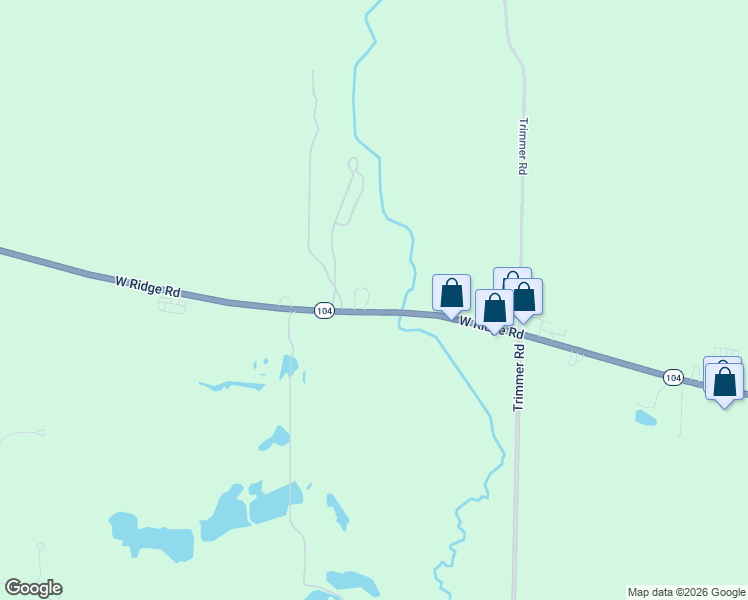 map of restaurants, bars, coffee shops, grocery stores, and more near 5414 West Ridge Road in Spencerport