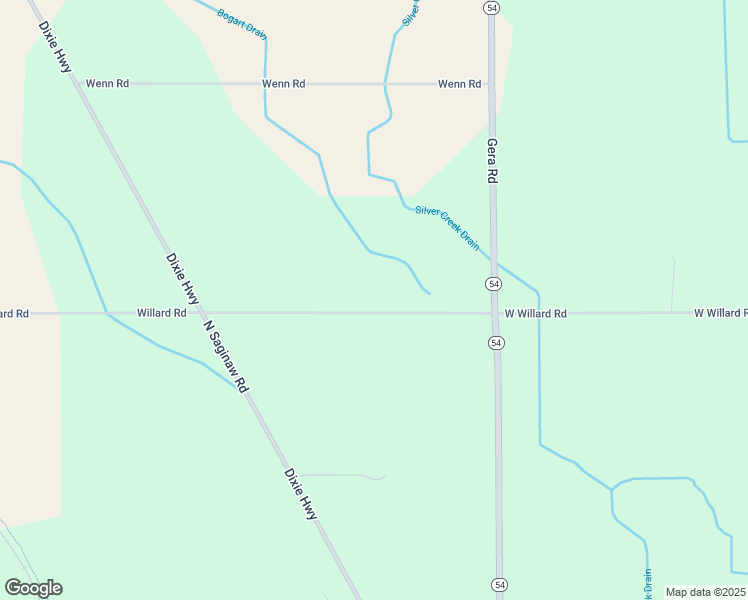 map of restaurants, bars, coffee shops, grocery stores, and more near 3138 West Willard Road in Birch Run