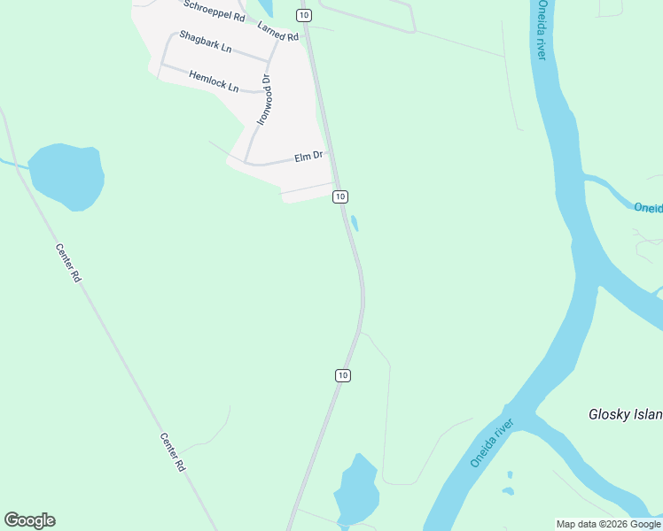map of restaurants, bars, coffee shops, grocery stores, and more near 249 County Route 10 in Pennellville