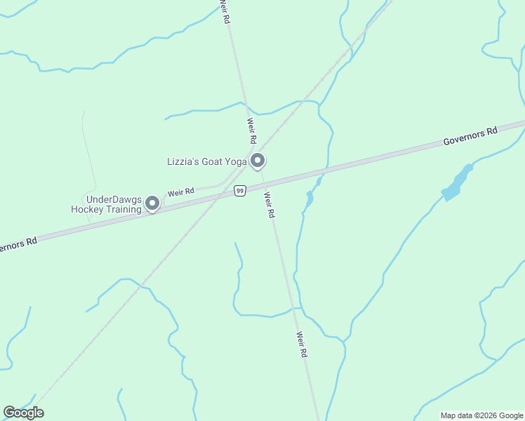 map of restaurants, bars, coffee shops, grocery stores, and more near 1068 Weir Road in Hamilton