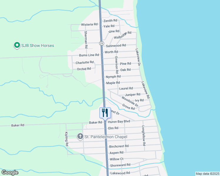 map of restaurants, bars, coffee shops, grocery stores, and more near 7269 Laurel Road in Lexington
