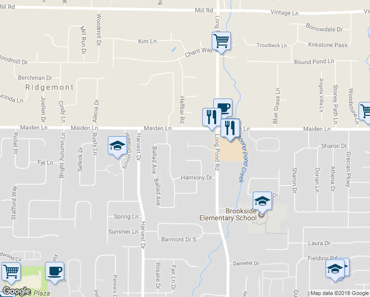map of restaurants, bars, coffee shops, grocery stores, and more near 23 Turtle Wood Trail in Rochester