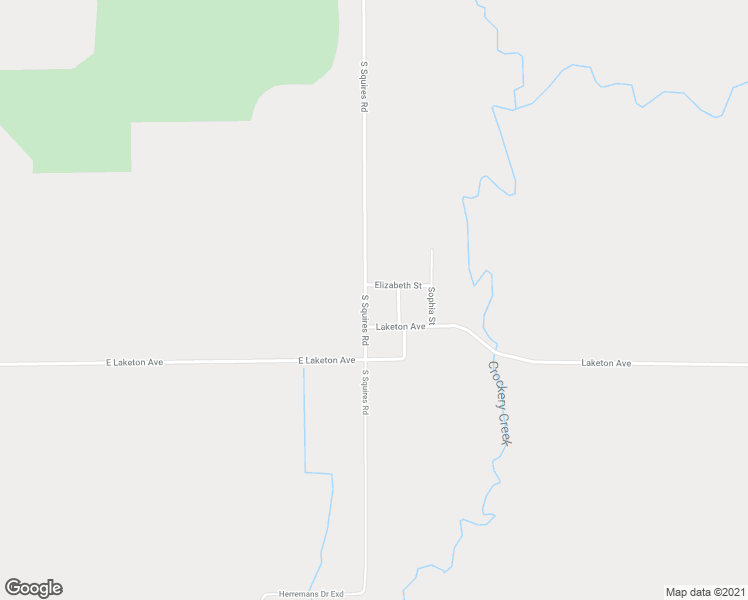 map of restaurants, bars, coffee shops, grocery stores, and more near 1698 South Squires Road in Ravenna