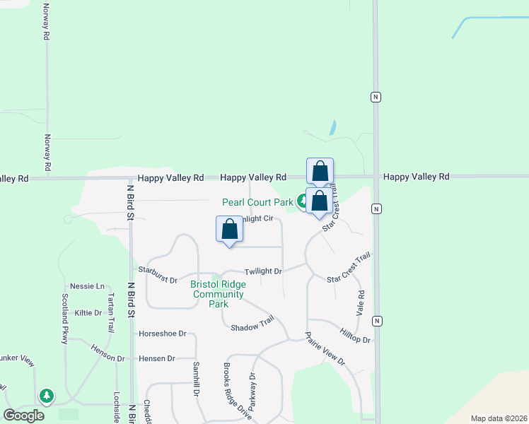 map of restaurants, bars, coffee shops, grocery stores, and more near 6855 Moonlight Circle in Sun Prairie