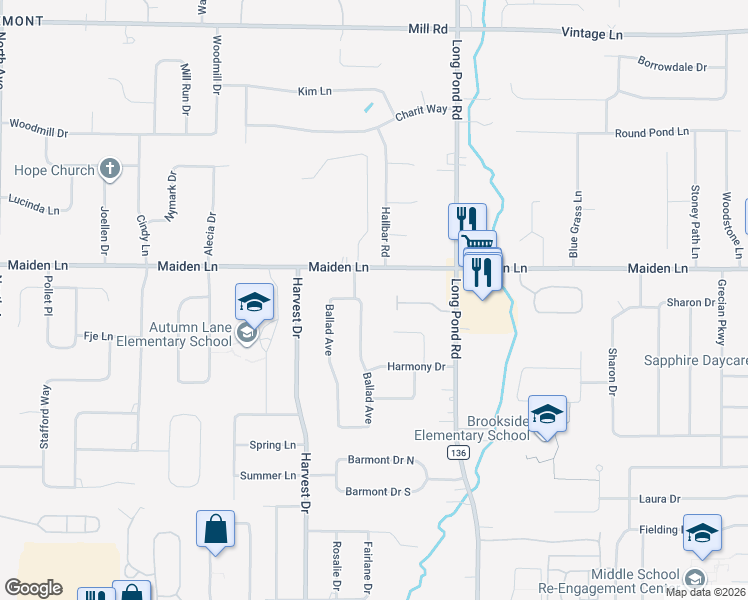 map of restaurants, bars, coffee shops, grocery stores, and more near 23 Turtle Wood Trail in Rochester