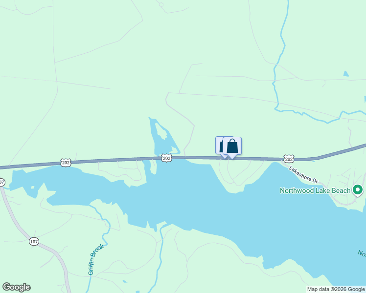 map of restaurants, bars, coffee shops, grocery stores, and more near 3 Spruce Cove Road in Northwood