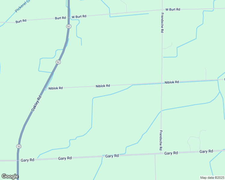 map of restaurants, bars, coffee shops, grocery stores, and more near 12355 Niblok Road in Chesaning