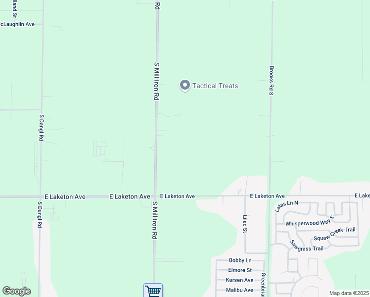 map of restaurants, bars, coffee shops, grocery stores, and more near 1694 South Mill Iron Road in Muskegon