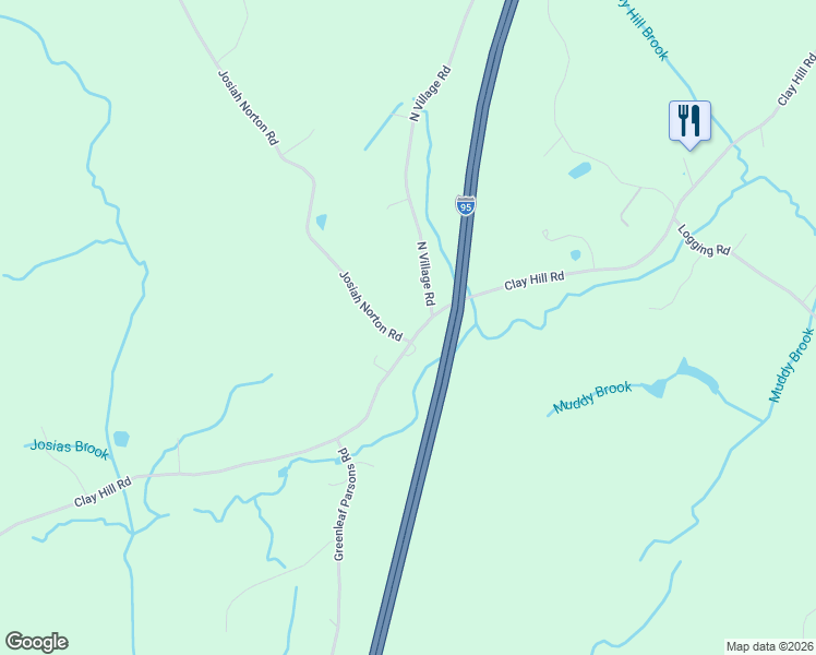 map of restaurants, bars, coffee shops, grocery stores, and more near 10 Josiah Norton Road in York