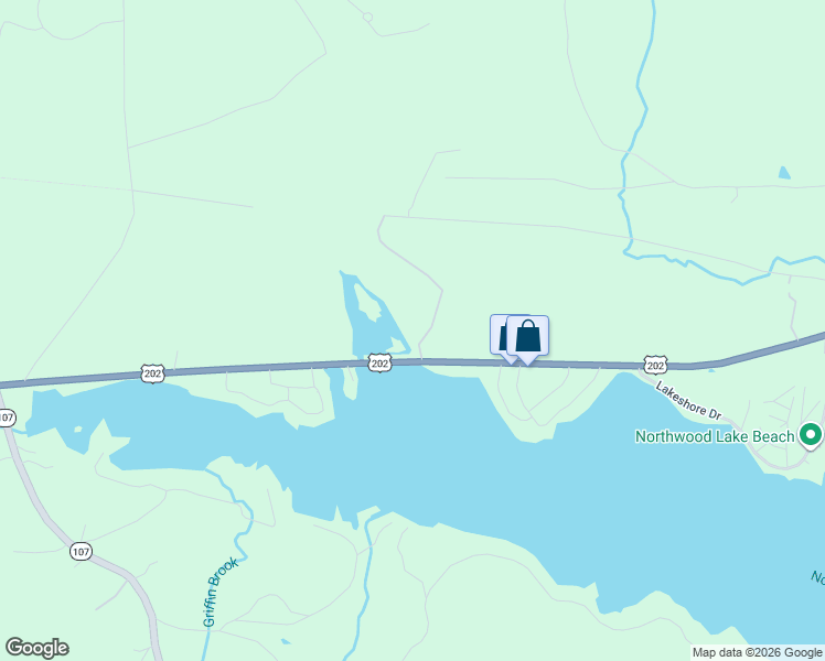 map of restaurants, bars, coffee shops, grocery stores, and more near 3 Spruce Cove Road in Northwood