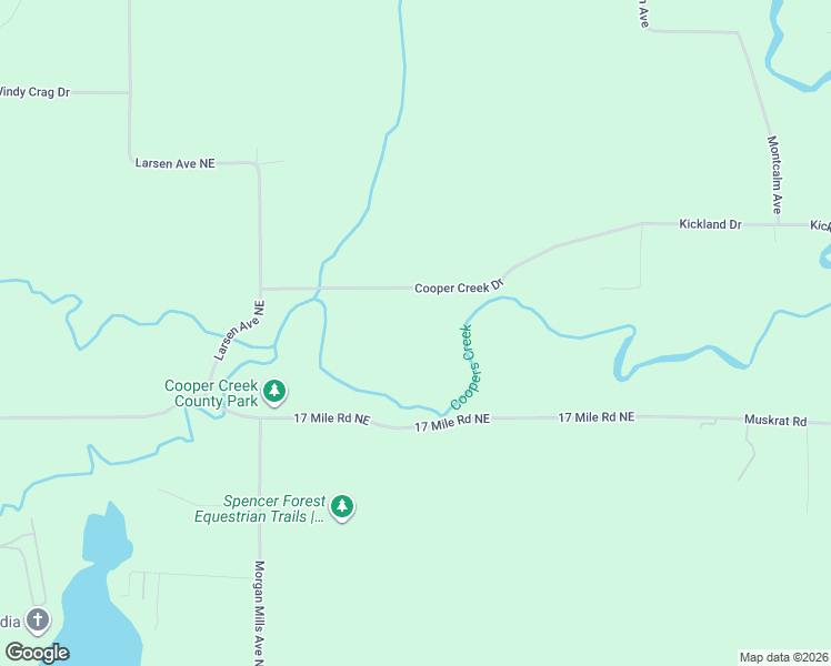 map of restaurants, bars, coffee shops, grocery stores, and more near 14044 Cooper Creek Drive in Gowen