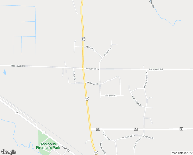 map of restaurants, bars, coffee shops, grocery stores, and more near N873 Amanda Street in Oconomowoc