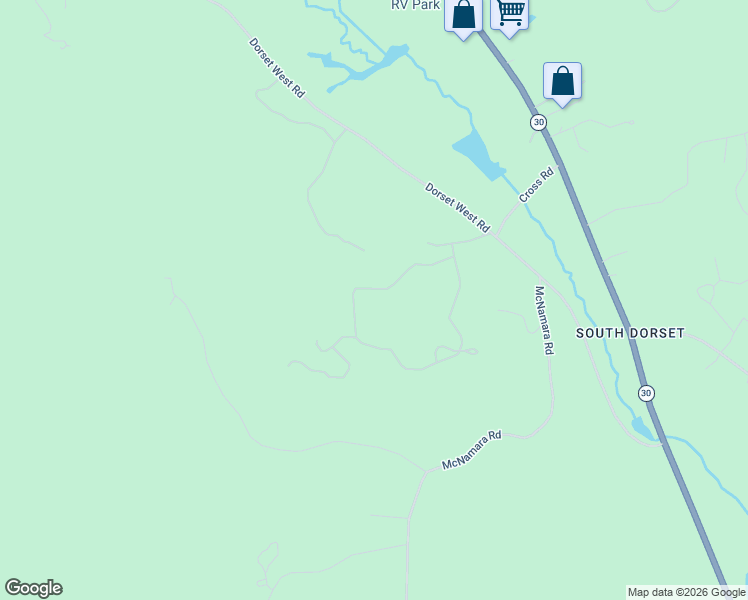 map of restaurants, bars, coffee shops, grocery stores, and more near 1017 Dorset West Road in Dorset