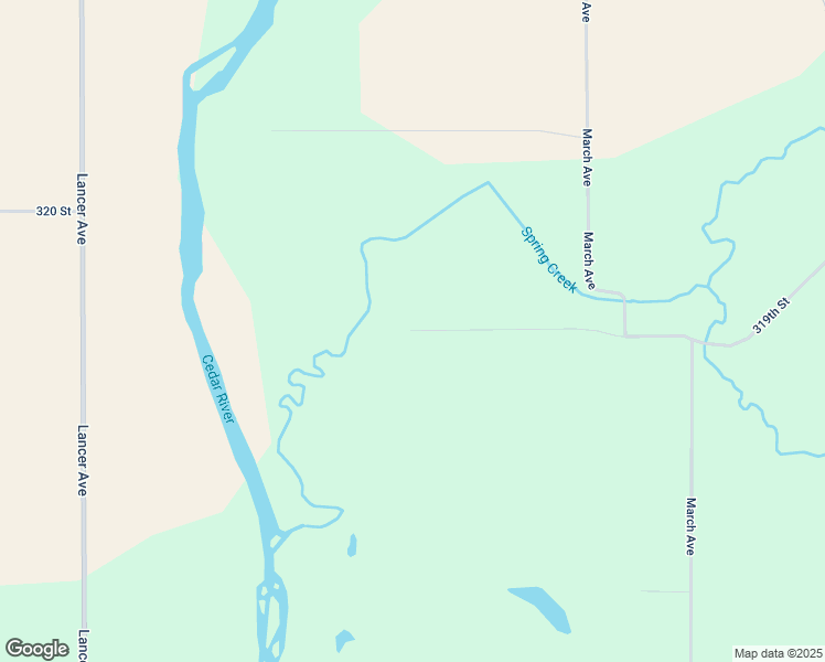 map of restaurants, bars, coffee shops, grocery stores, and more near 2101 319th Street in Orchard