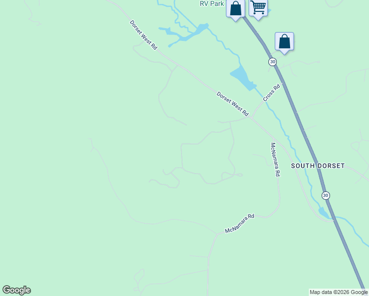 map of restaurants, bars, coffee shops, grocery stores, and more near 1017 Dorset West Road in Dorset