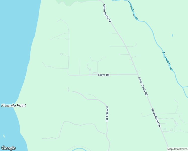 map of restaurants, bars, coffee shops, grocery stores, and more near 88639 Tokyo Lane in Bandon