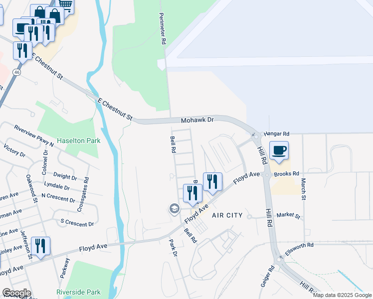 map of restaurants, bars, coffee shops, grocery stores, and more near 113 Park Avenue in Rome