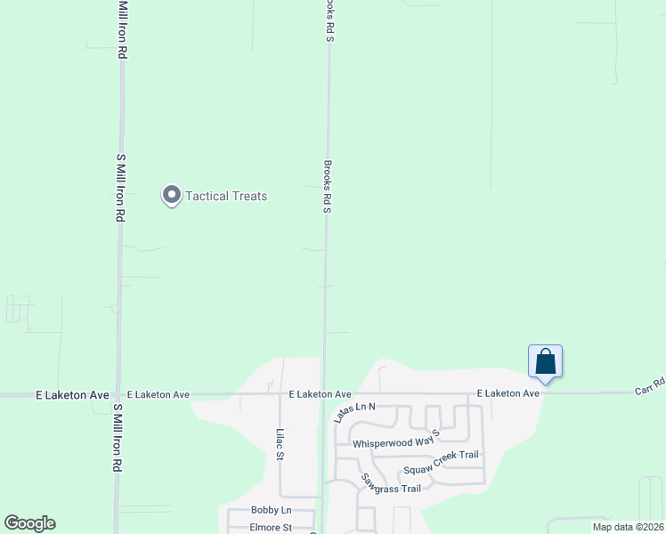 map of restaurants, bars, coffee shops, grocery stores, and more near 1575 S Brooks Rd in Muskegon