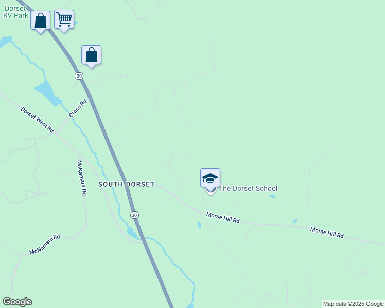 map of restaurants, bars, coffee shops, grocery stores, and more near 96 Timberbrook in Dorset