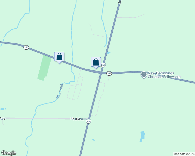 map of restaurants, bars, coffee shops, grocery stores, and more near 3723 Sweden Walker Road in Brockport