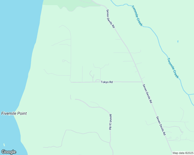 map of restaurants, bars, coffee shops, grocery stores, and more near 88639 Tokyo Lane in Bandon