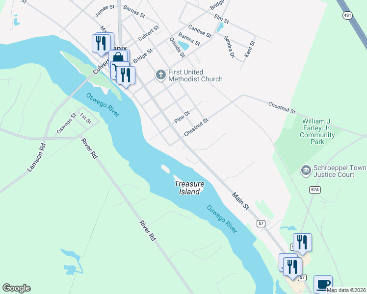 map of restaurants, bars, coffee shops, grocery stores, and more near in Phoenix