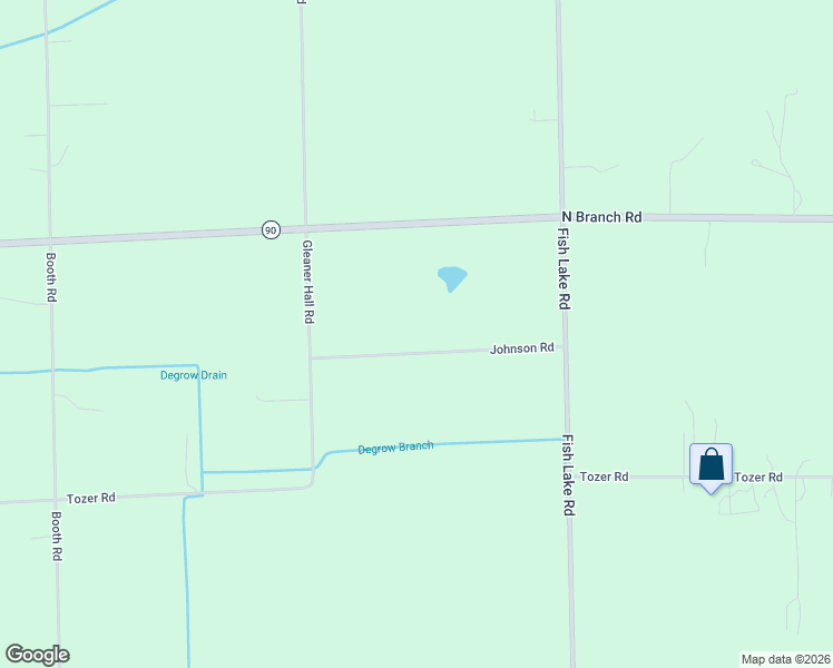 map of restaurants, bars, coffee shops, grocery stores, and more near 2361 Johnson Road in North Branch