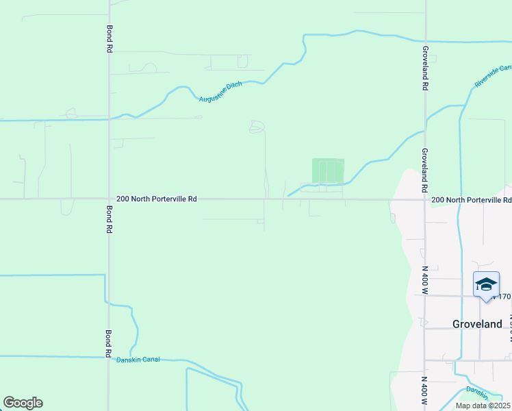 map of restaurants, bars, coffee shops, grocery stores, and more near 451 Porterville Road in Blackfoot