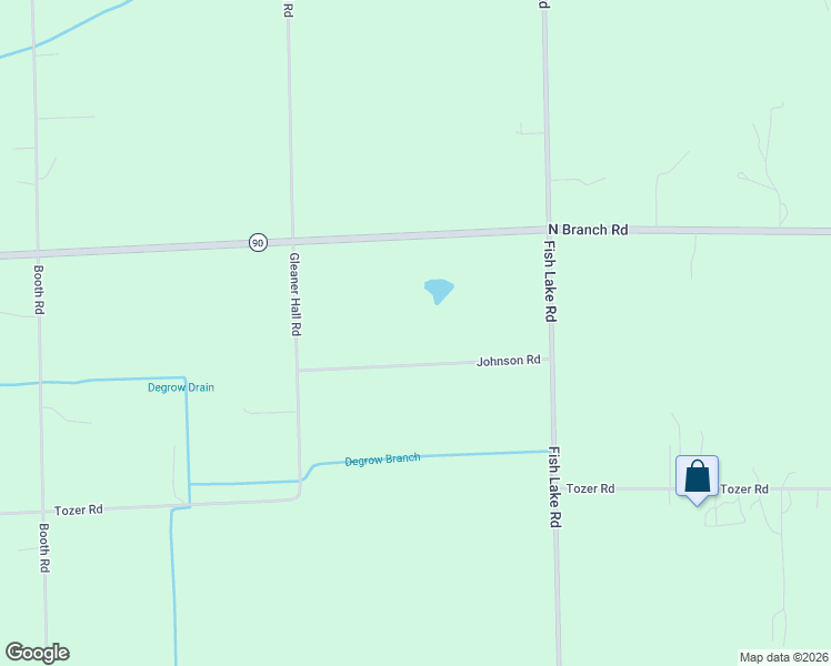 map of restaurants, bars, coffee shops, grocery stores, and more near 2361 Johnson Road in North Branch