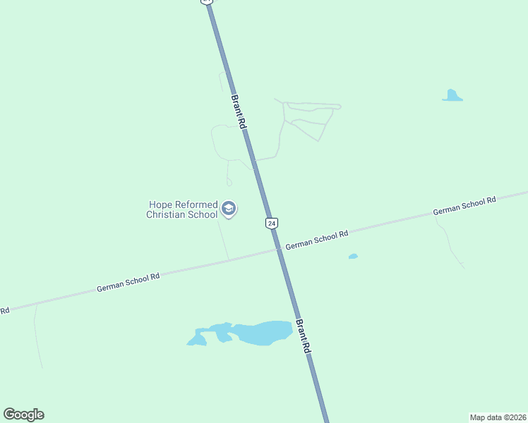 map of restaurants, bars, coffee shops, grocery stores, and more near 124 Brant Road in Brant