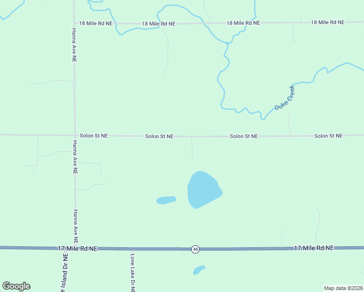 map of restaurants, bars, coffee shops, grocery stores, and more near 1568 Solon Street Northeast in Cedar Springs