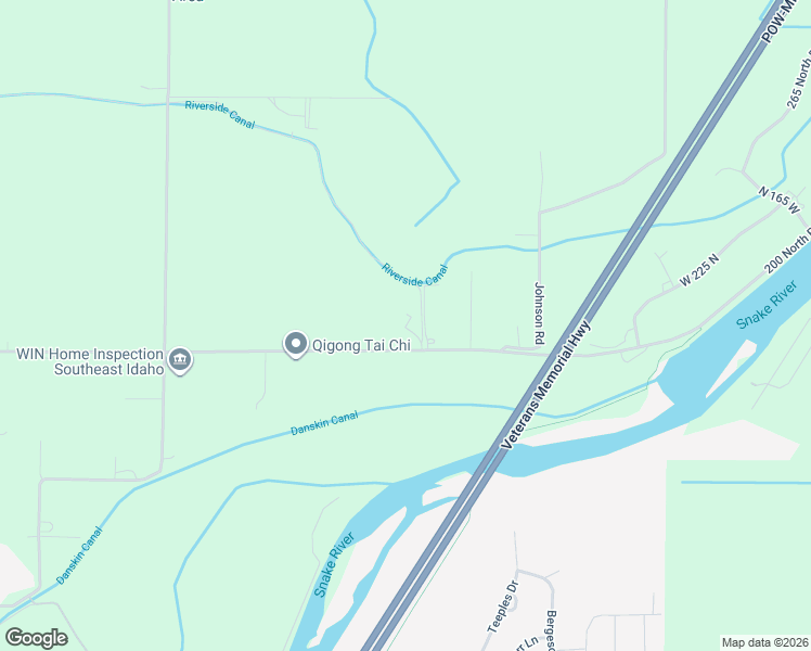 map of restaurants, bars, coffee shops, grocery stores, and more near 250 West 200 North in Blackfoot