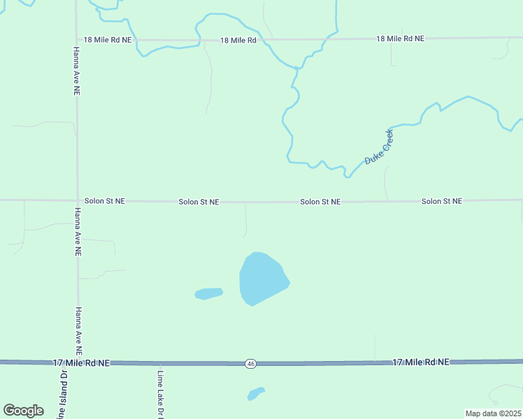 map of restaurants, bars, coffee shops, grocery stores, and more near 1642 Solon Street Northeast in Cedar Springs