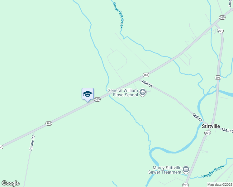 map of restaurants, bars, coffee shops, grocery stores, and more near 8858 New York 365 in Stittville